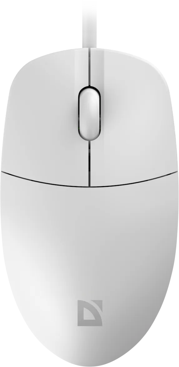 Мышь проводная Defender Azora MB-241, USB, белый