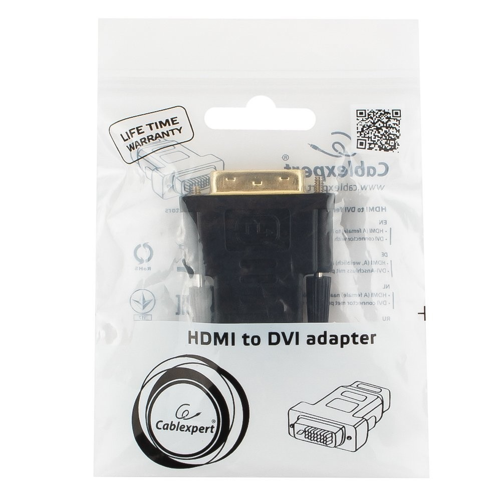 Переходник (адаптер) HDMI - DVI-D Cablexpert A-HDMI-DVI-2
