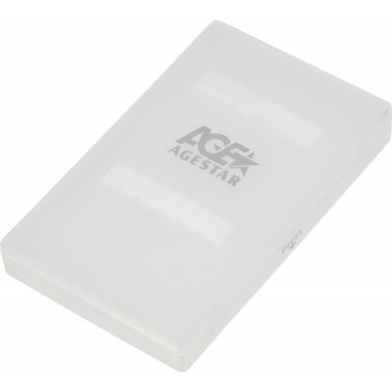 Контейнер для жесткого диска 2,5" USB 2.0 AgeStar (SUBCP1) белый