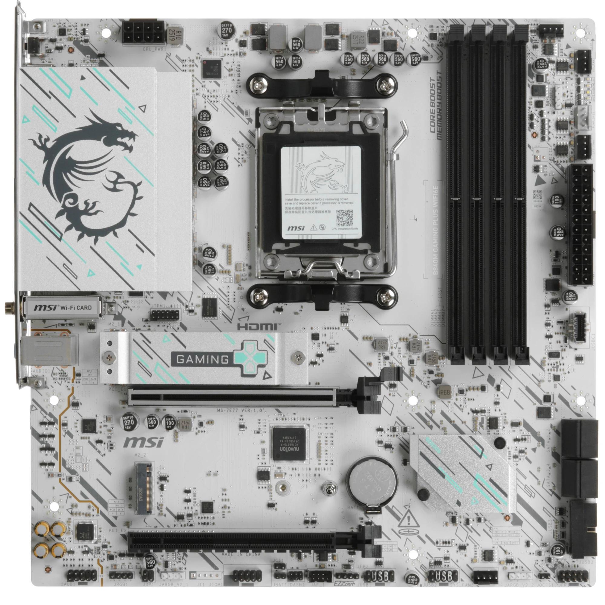 Материнская плата Socket AM5 MSI B840M GAMING PLUS WIFI6E
