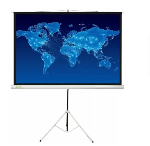 Экран для проектора Cactus 150x150см Triscreen 1:1 CS-PST-150X150 напольный рулонный белый