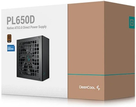 Блок питания 650W DeepCool PL650D, 80+ Bronze