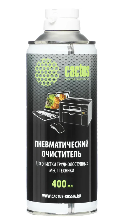 Очиститель - спрей: Сжатый воздух Cactus CS-Air400, 400 мл