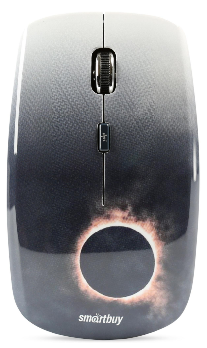 Мышь беспроводная Smartbuy 327AG Eclipse, USB, черный