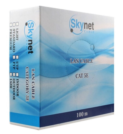 Кабель внешний витая пара Бухта 100м SkyNet Premium FTP5e 4pr ( 0.51mm) медь CSP-FTP-4-CU-OUTR/100