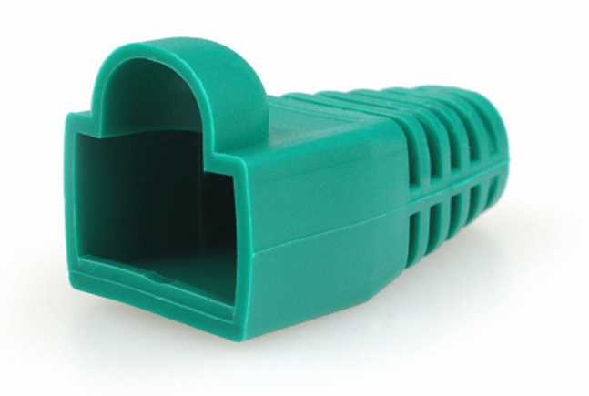 Наконечник на коннектор RJ-45, Cablexpert, BT5GN изолирующий зеленый (100 шт.)