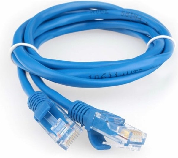 Патчкорд CCA light UTP Гарнизон PC-UTP-5e-0.5-B кат.5e, 0.5м, литой, многожильный (синий)