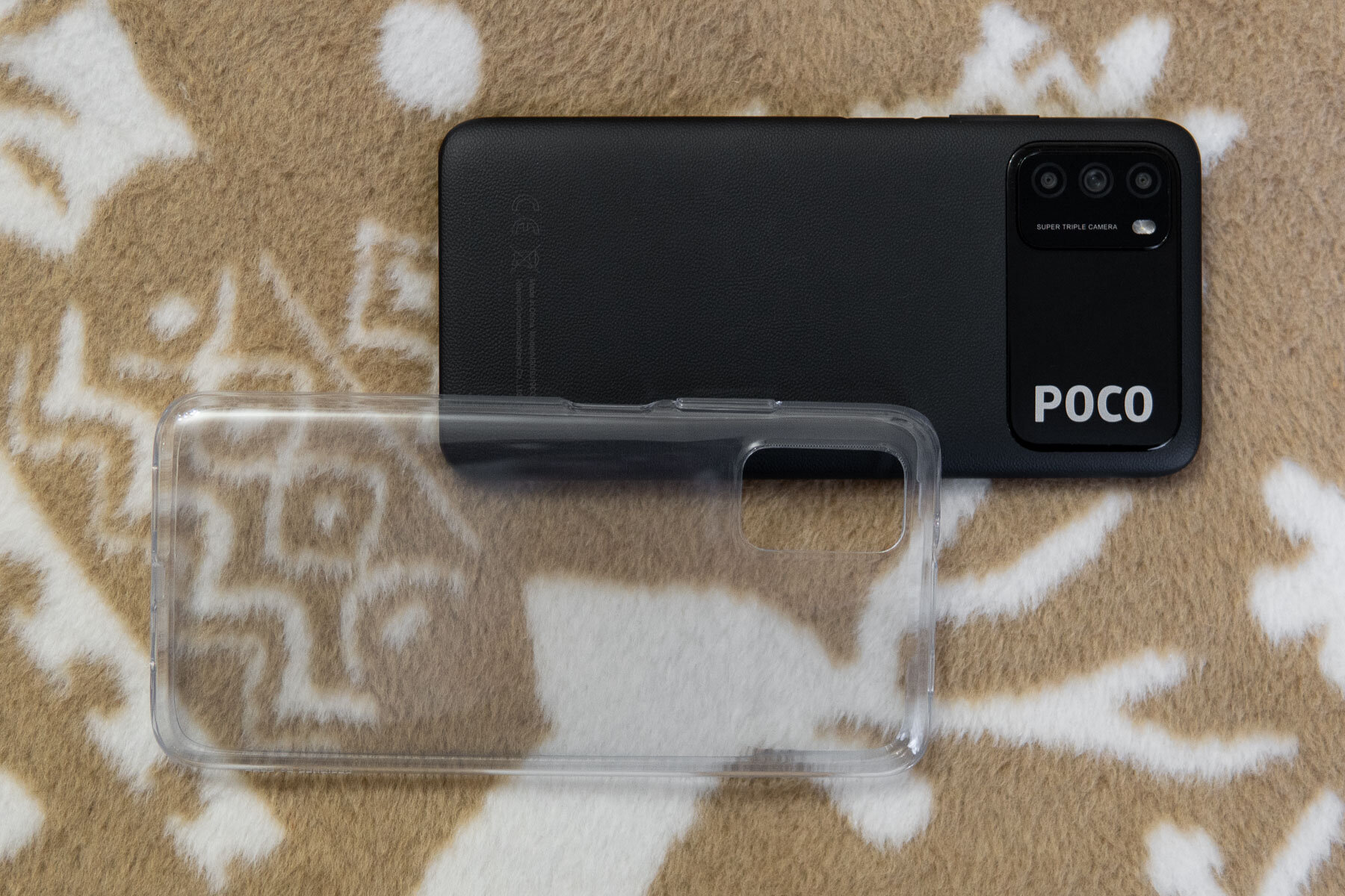 Бампер Xiaomi POCO M3 Silicon прозрачный