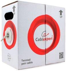 Кабель внутренний витая пара Бухта 305м Cablexpert UTP5e 4pr (CCA, 0.51mm) UPC-5051E-SOL