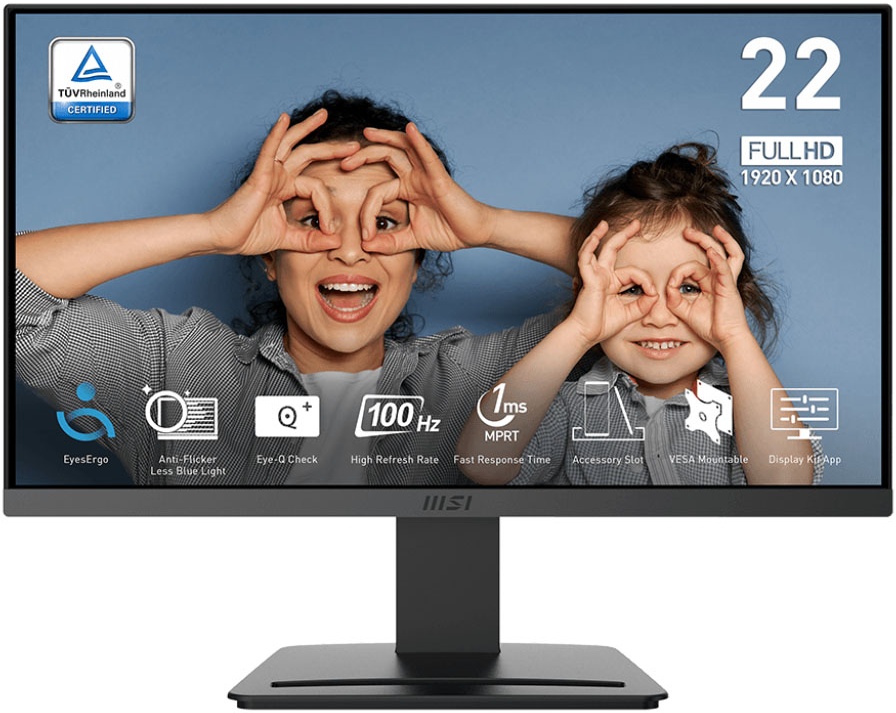 Монитор 21.5" MSI Pro MP223 E2 (100Hz)