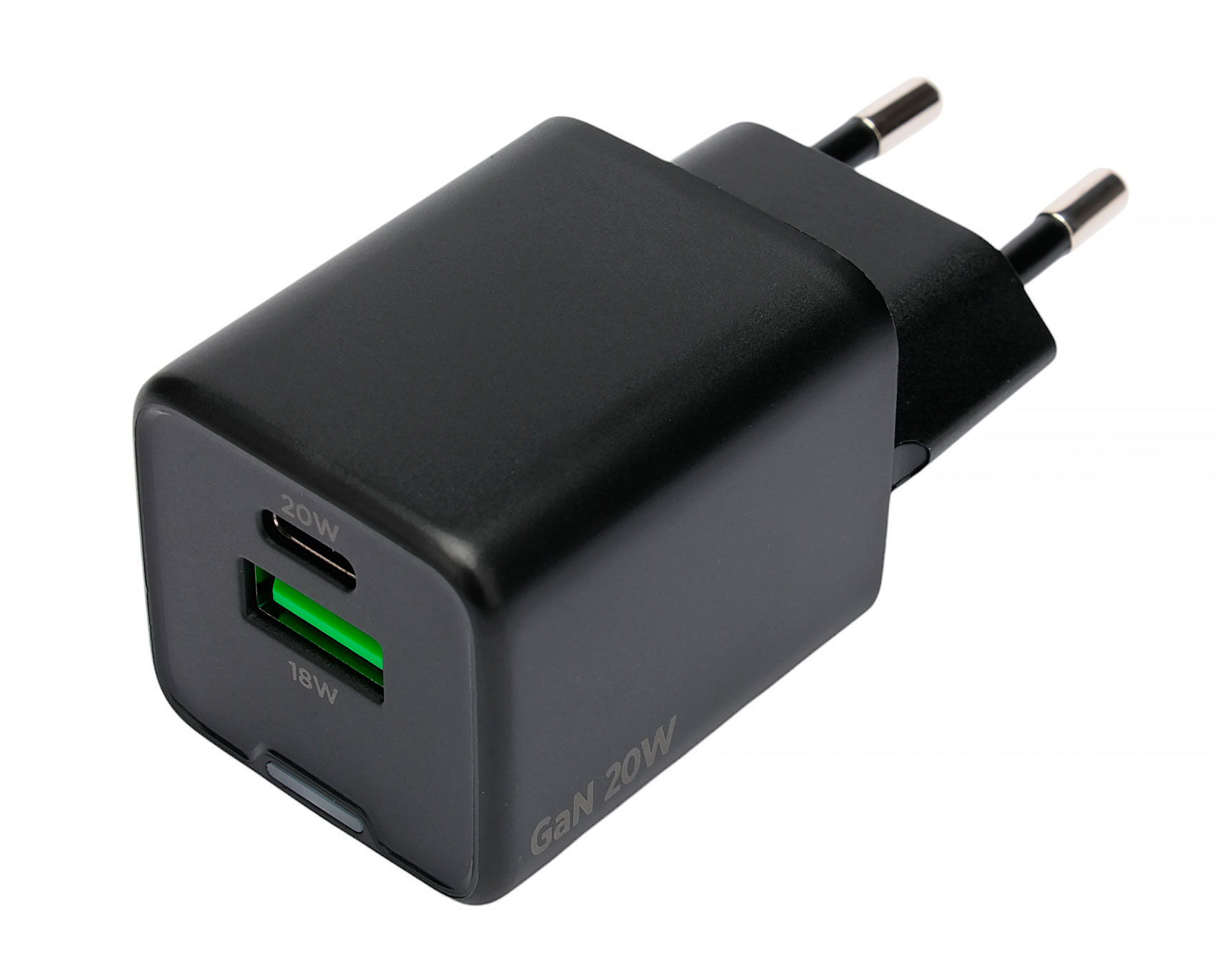 Универсальное СЗУ Cablexpert MP3A-PC-62 (20Вт, 1 USB, 1 Type-C, 3А), QC4.0/PD3.0, черный