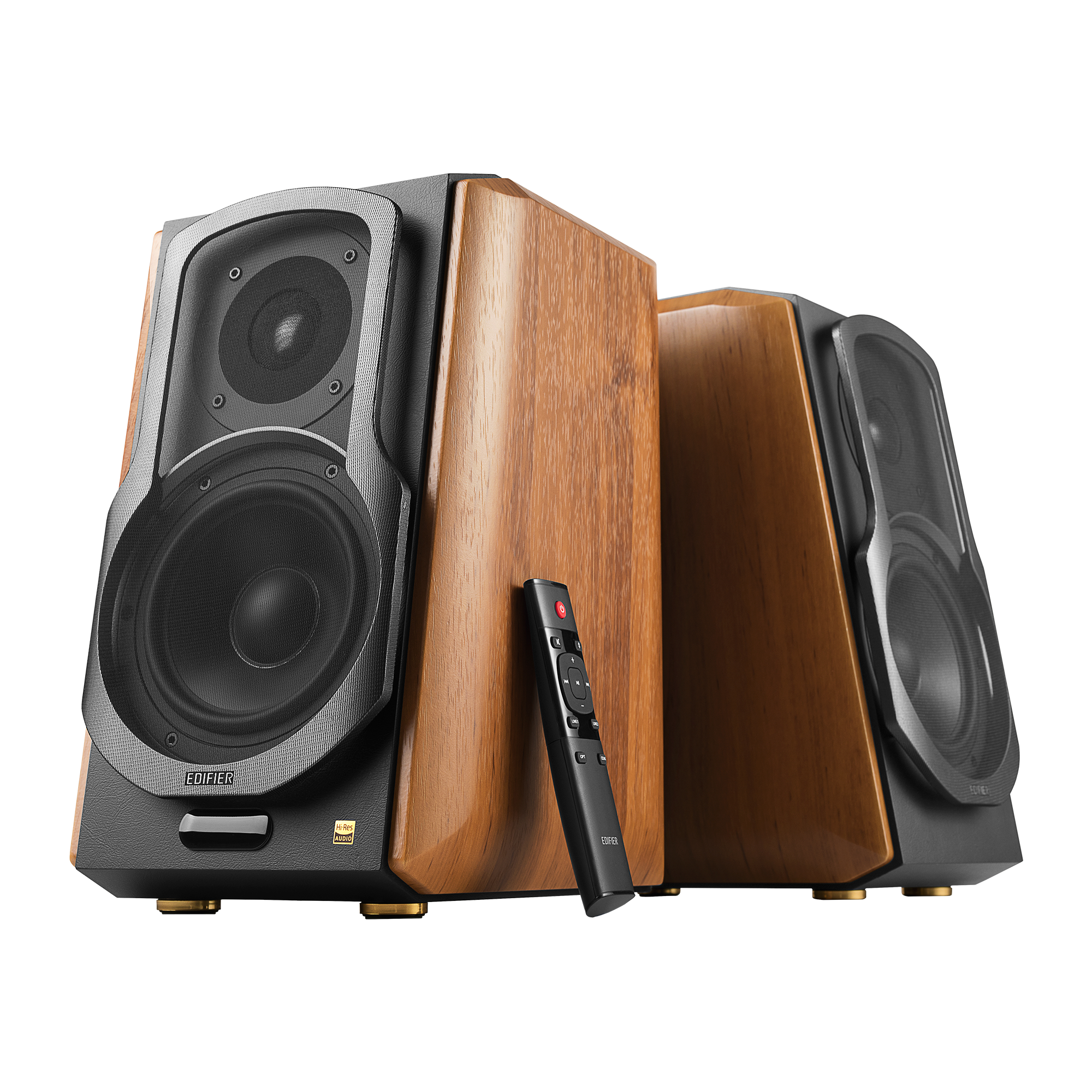 Акустика 2.0 Edifier S1000MK II, Bluetooth, ПДУ, коричневый