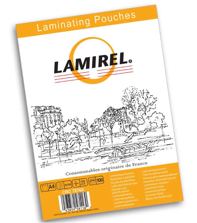 Плёнка для ламинирования А4 175 микрон (100 л.) (LA-78765) Lamirel