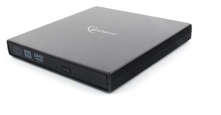 Оптический привод внешний DVD-R USB 2.0 Gembird DVD-USB-02R черный