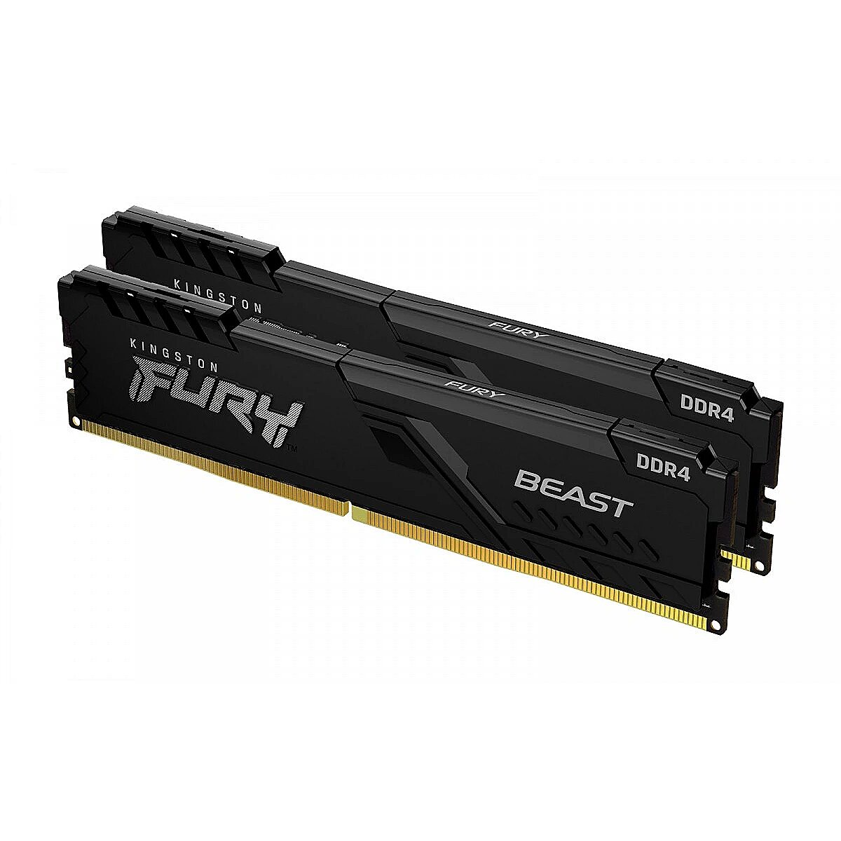 Комплект модулей памяти DDR4 2x16Gb PC4-25600 3200MHz Kingston Fury Beast Black (KF432C16BB1K2/32)