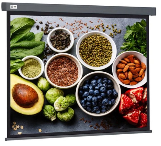 Экран для проектора Cactus 150x150см Wallscreen CS-PSW-150X150-SG 1:1 настен.-потолоч. рулон. серый