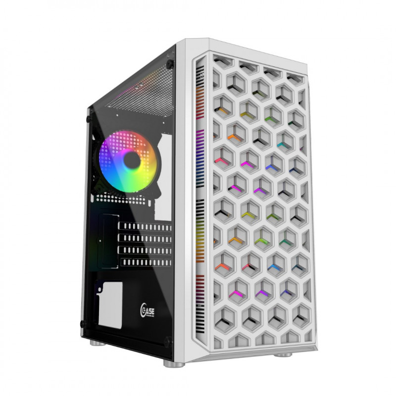 Корпус mATX без БП Powercase Mistral Micro T3W (CMIMTW-L3), белый