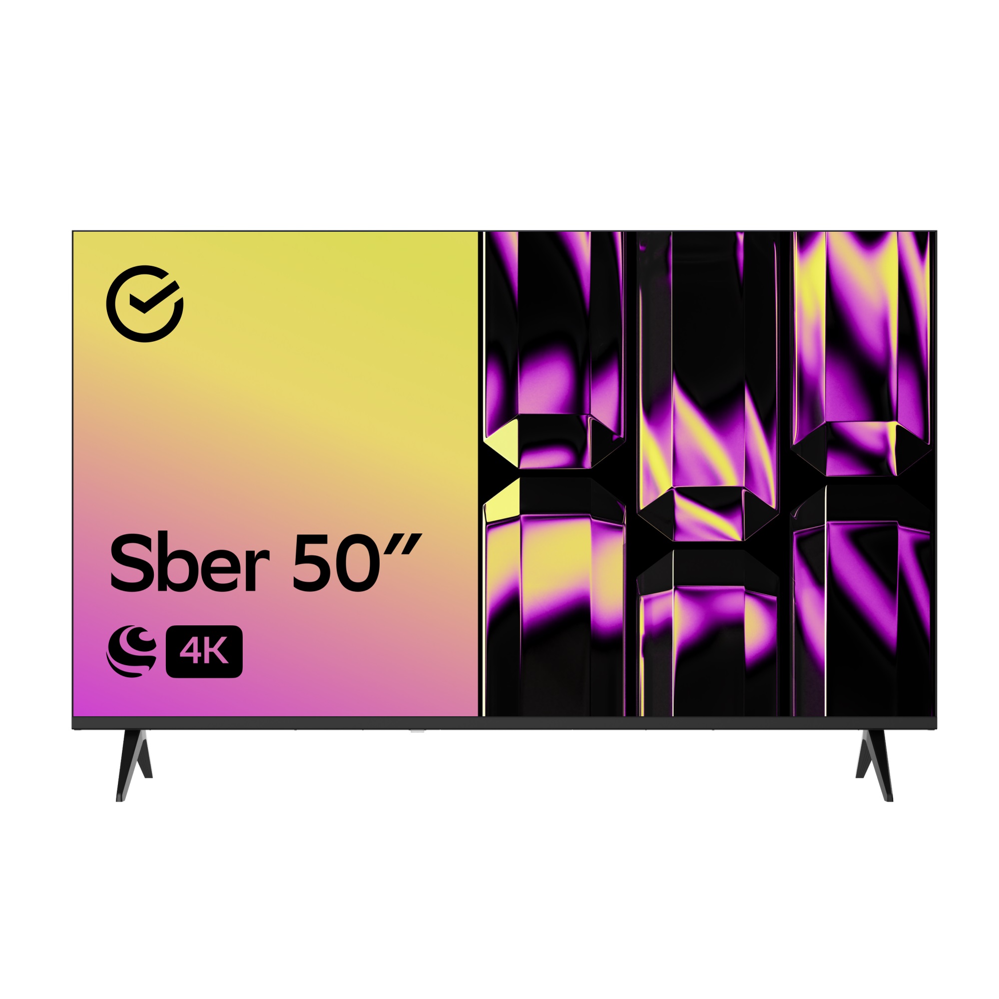 Телевизор 50" Sber SDX 50U4126 чёрный
