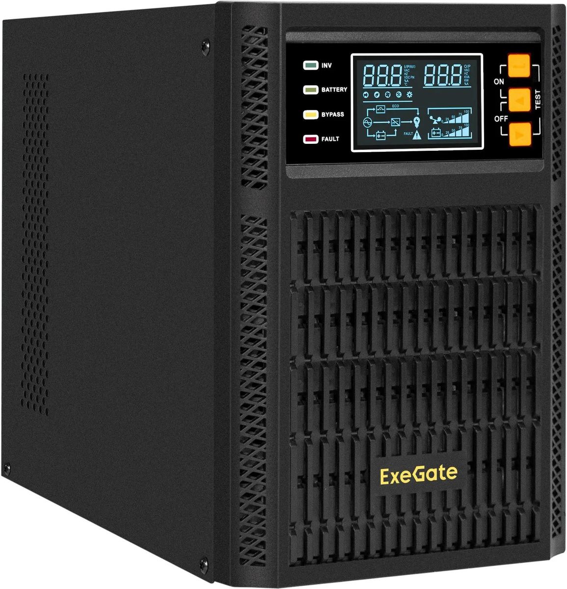 Источник бесперебойного питания On-line ExeGate PowerExpert TL-1000.LCD.AVR.2SH.USB.RS232.SNMP