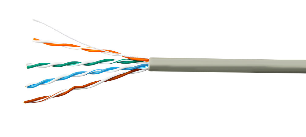 Кабель внутренний витая пара Бухта 305м SkyNet Standart UTP5e 4pr ( 0.48mm) медь CSS-UTP-4-CU-N