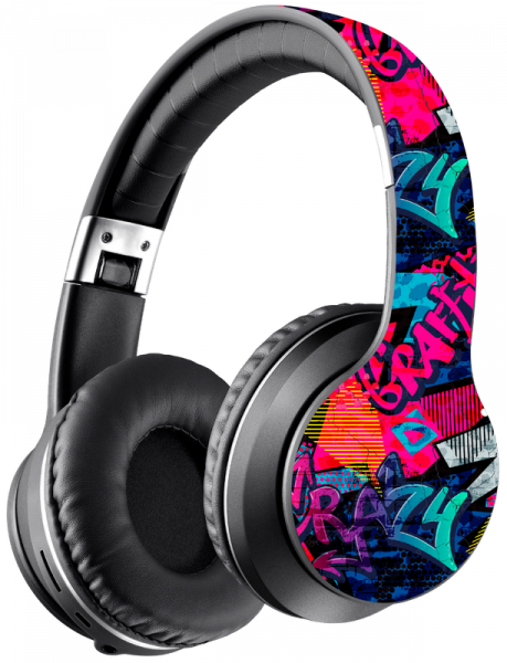 Bluetooth Гарнитура Defender FreeMotion B595 черный, граффити