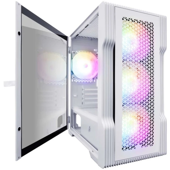 Корпус компьютерный mATX без БП 1STPLAYER TRILOBITE T3 белый