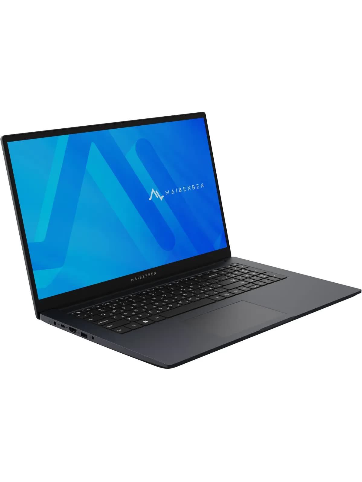 Ноутбук Maibenben M17A (M17A-R574UM0F3RLU4EB1) 17.3", IPS, R5-7430U/16/512, синий, (мышка + коврик)