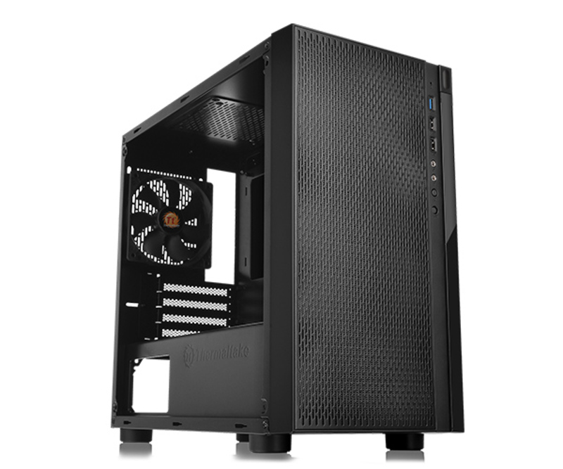 Корпус mATX без БП Thermaltake Versa H18, черный