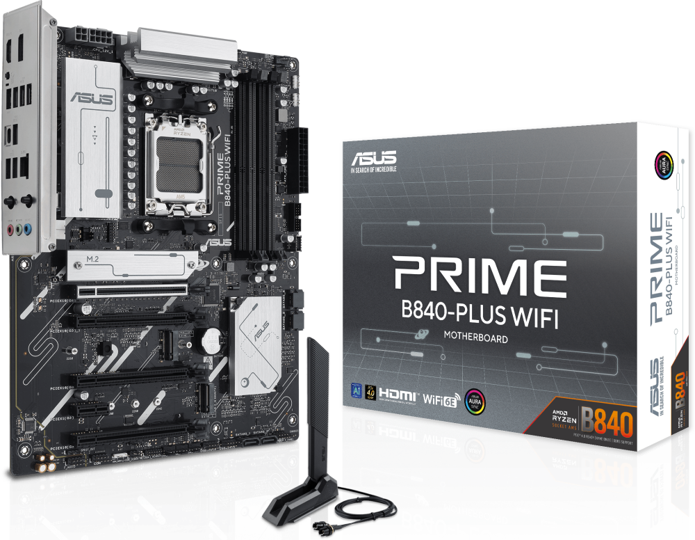 Материнская плата Socket AM5 ASUS PRIME B840-PLUS WIFI
