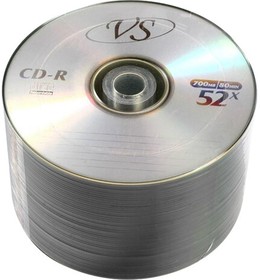 Оптический диск CD-R VS 700 Mb, 52х, Bulk (уп 50шт)