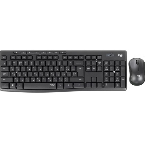 Беспроводной набор клавиатура + мышь Logitech Wireless MK295 Silent Combo, черный (920-009807)