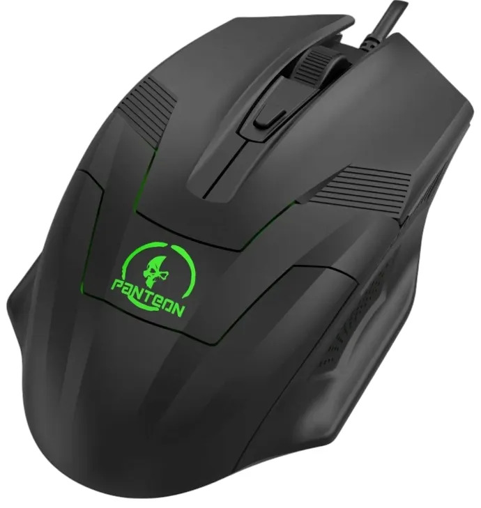 Мышь игровая PANTEON LS74 черная, USB