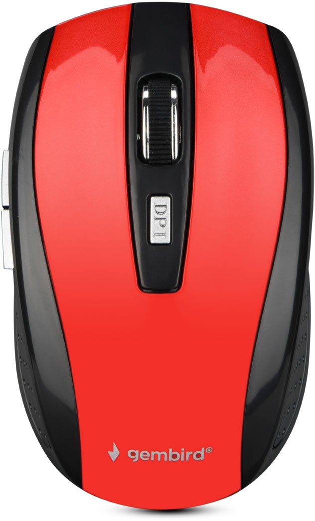 Мышь беспроводная Gembird MUSW-330-3, красный, USB
