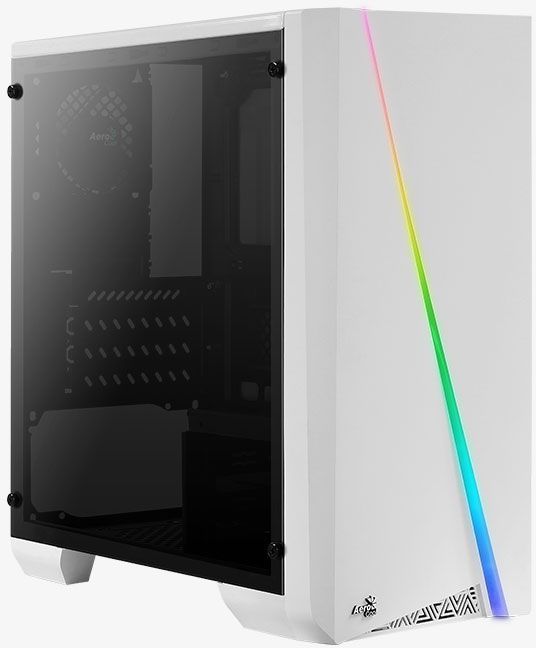Корпус mATX без БП AeroCool Cylon Mini, белый