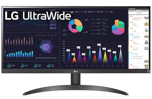 Монитор 34" LG 34WQ500-B, черный (100Hz)