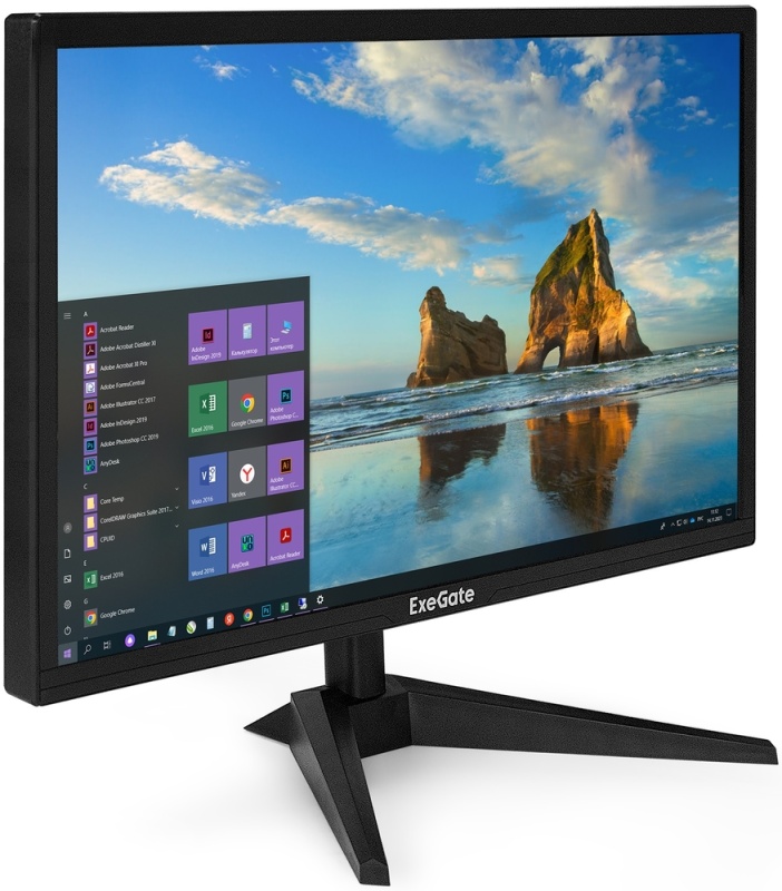 Монитор 21,5" ExeGate EB2200A (EX297376RUS) черный