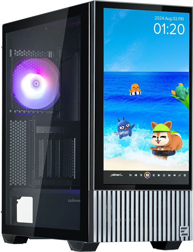 Корпус ATX без БП ZALMAN Z10 DS черный