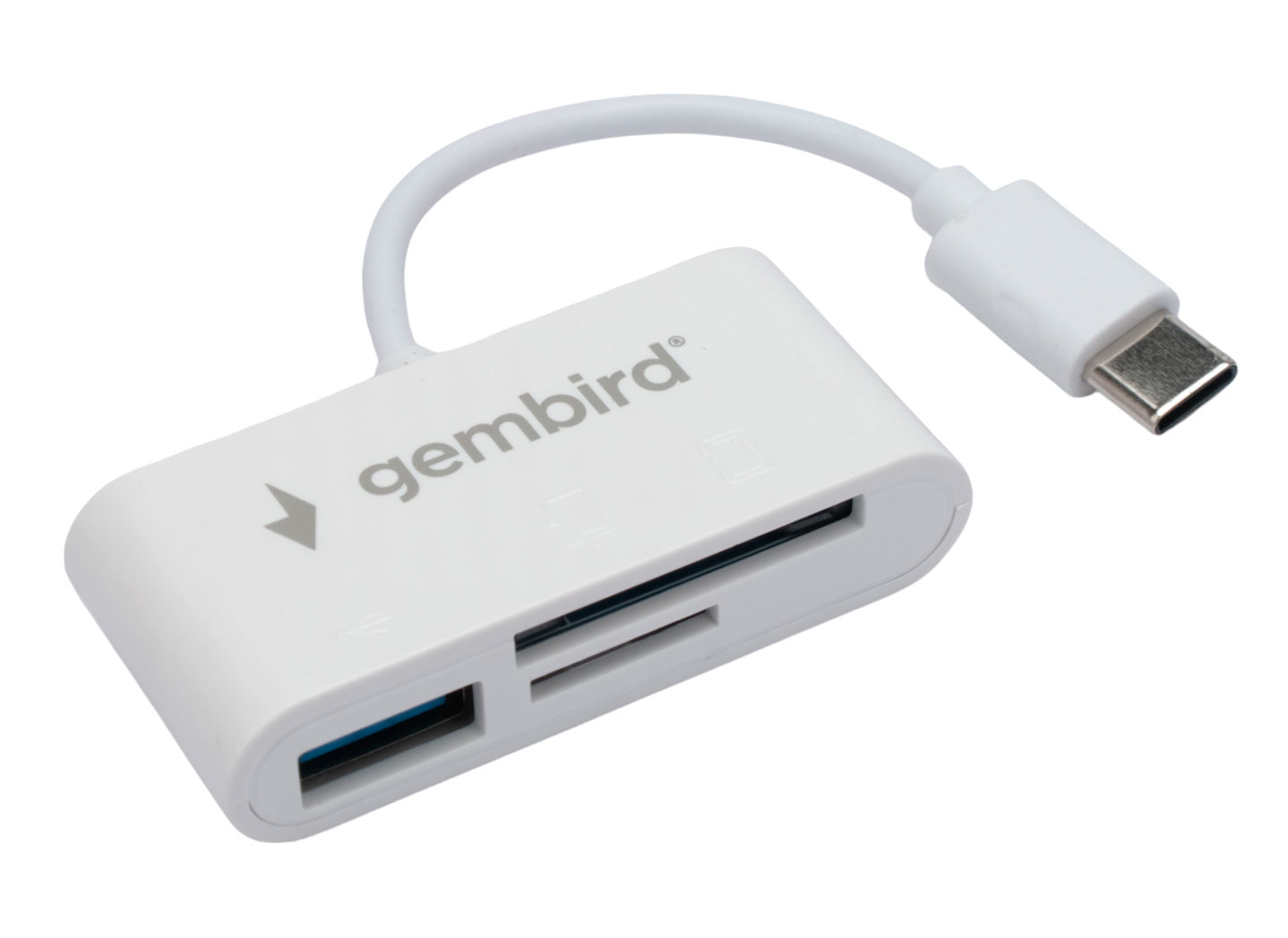 Картридер внешний Gembird FD2-MSD-2 (USB 2.0)