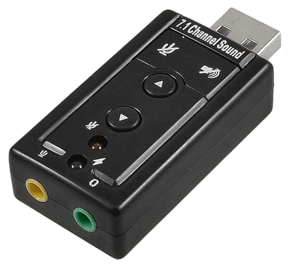 Звуковая карта внешняя USB C-Media CM108 TRUA71 (ASIA USB 8C V & V)