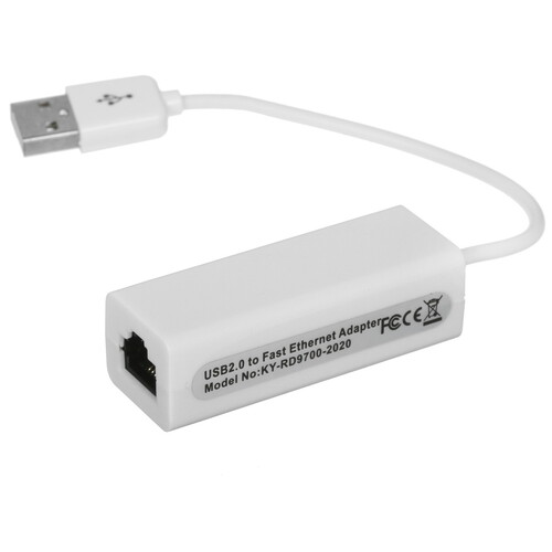 Проводной сетевой USB LAN адаптер Exegate EX284936RUS, RJ45 100Mbps USB 2.0