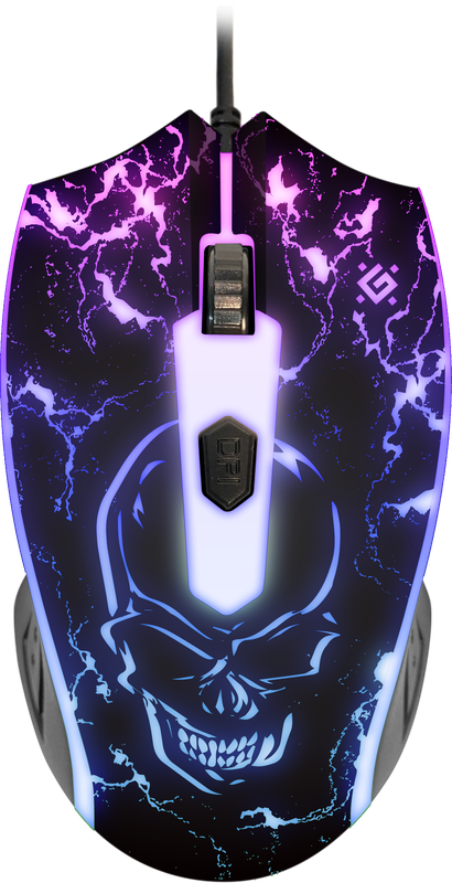 Мышь игровая Defender Overmatch GM-069, USB