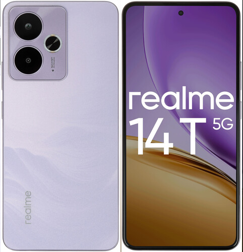 Смартфон Realme 14T 5G 8/128Gb, фиолетовый