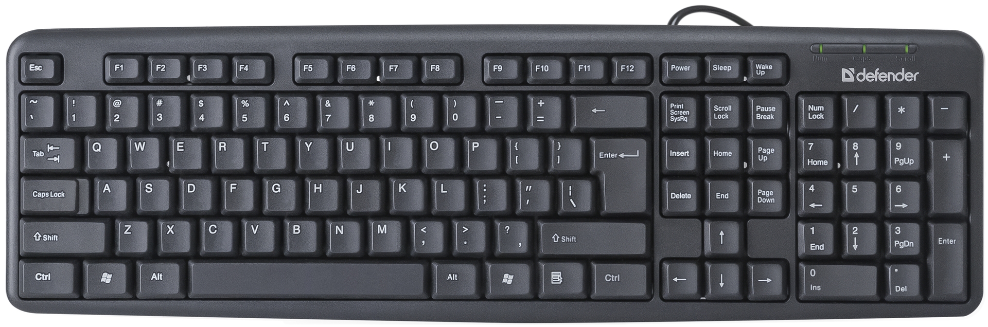 Клавиатура Defender HB-520, черный
