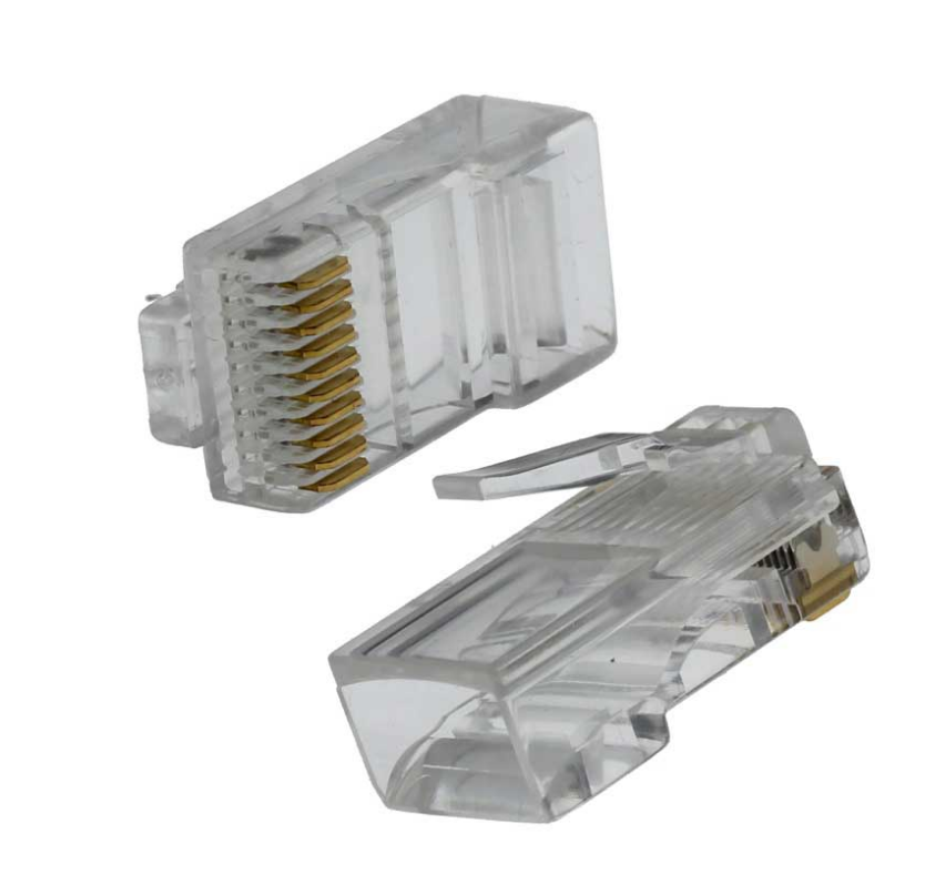 Коннектор Cablexpert RJ-45 (8P8C) PLUG3UP6/10 универсальная кат.5e, контакты 6 микрон (10 шт.)