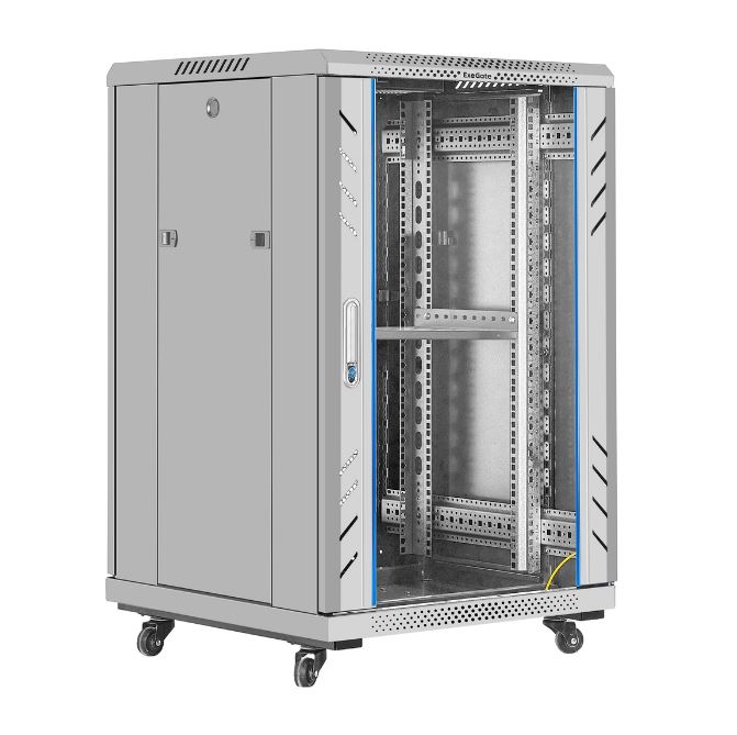 Шкаф телекоммуникационный ExeGate EC-FS-18U.600.600.G.GREY, серый (EX300401RUS)
