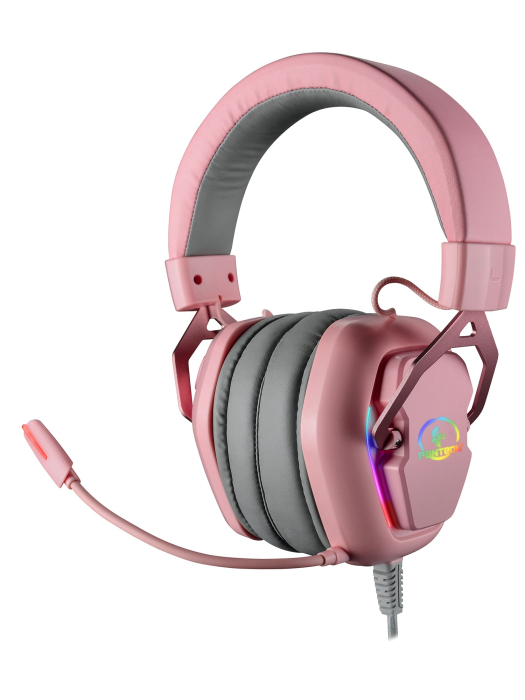 Гарнитура игровая PANTEON GHP-770 Pro розовая