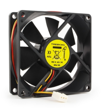 Вентилятор для корпуса Gembird FANCASE 80x80x25mm, 3pin