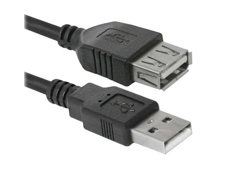 Кабель-удлинитель USB 2.0 AM-AF, Defender USB02-06 1.8m