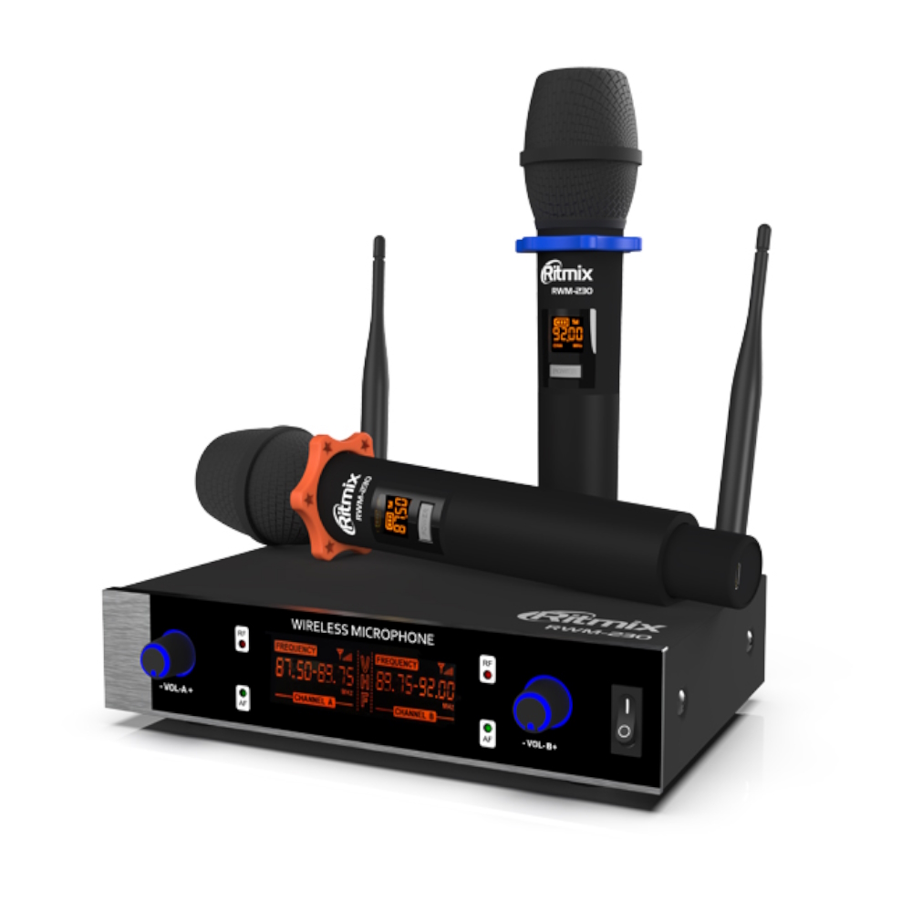 Беспроводная микрофонная система Ritmix RWM-230