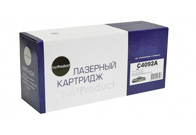 Картридж совместимый NetProduct N-C4092A/EP-22 (LJ 1100/3200/Canon LBP 800/810/1120), 2,5K